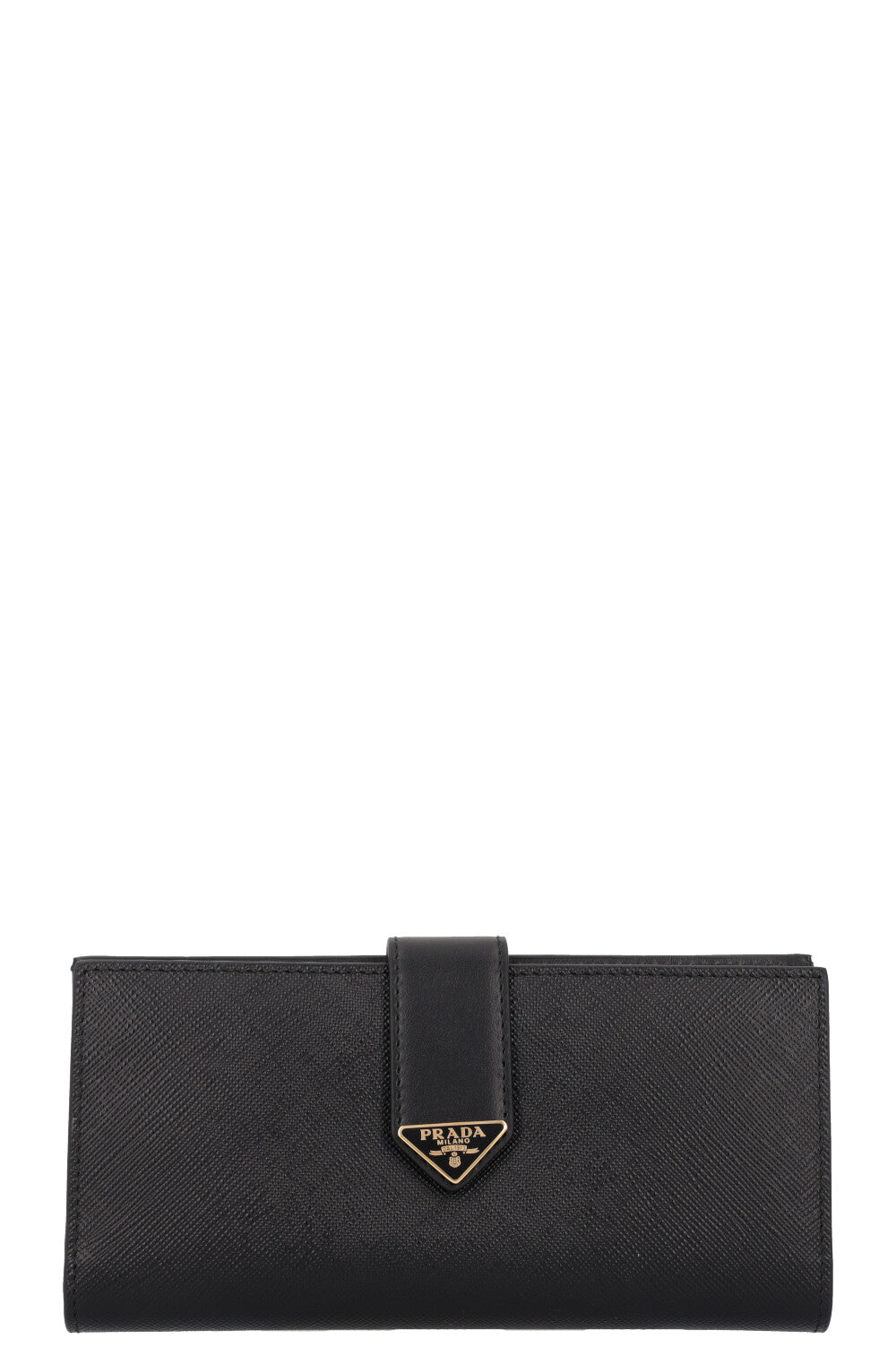 PRADA Large Wallet Leather Black