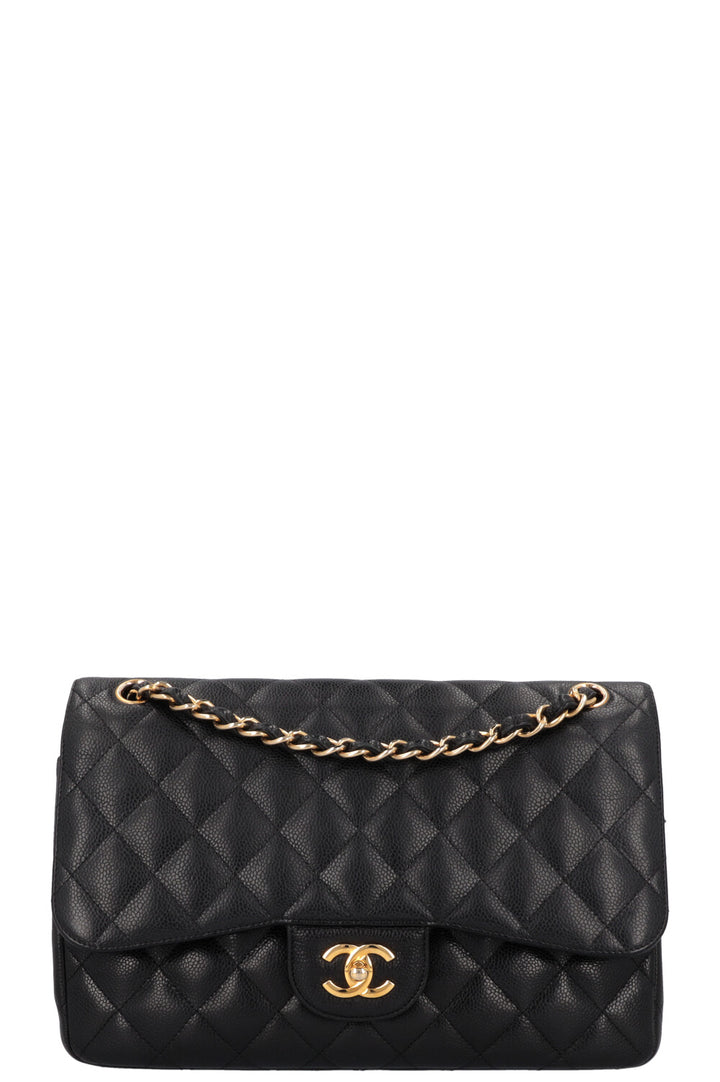 CHANEL Large Double Flap Black