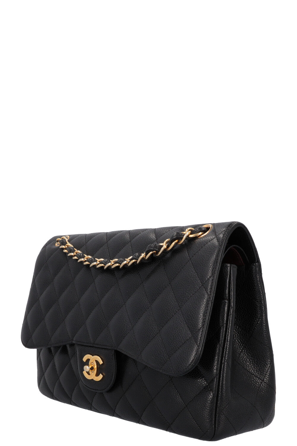 CHANEL Large Double Flap Black