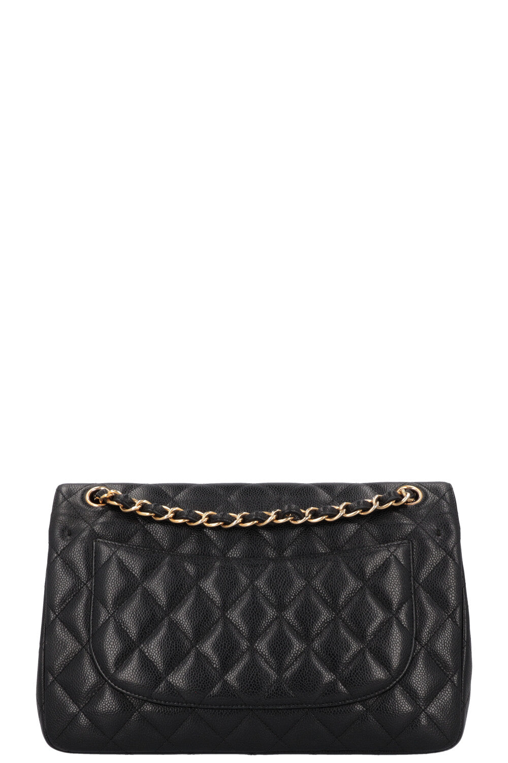 CHANEL Large Double Flap Black