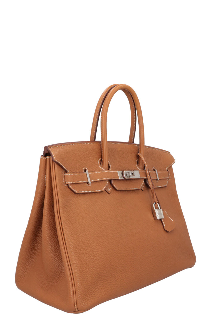 HERMÈS Birkin 35 Clemence Gold