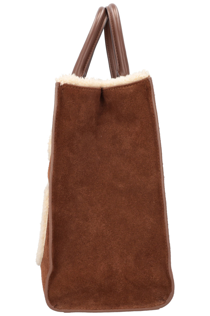 DOLCE&GABBANA Daily Tote Bag Shearling Brown