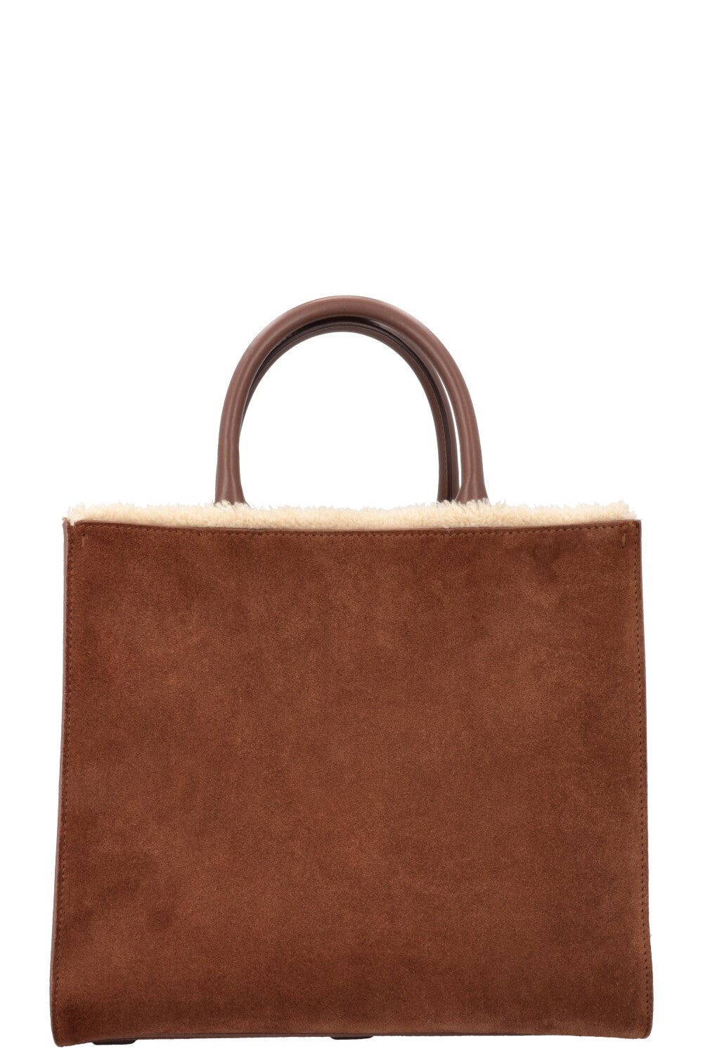 DOLCE&GABBANA Daily Tote Bag Shearling Brown