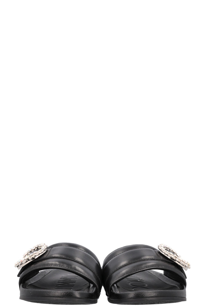 JIMMY CHOO Fallon Flats Black