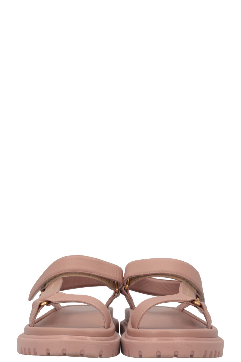 CHRISTIAN DIOR Ballerines D-Wave Cuir Rose