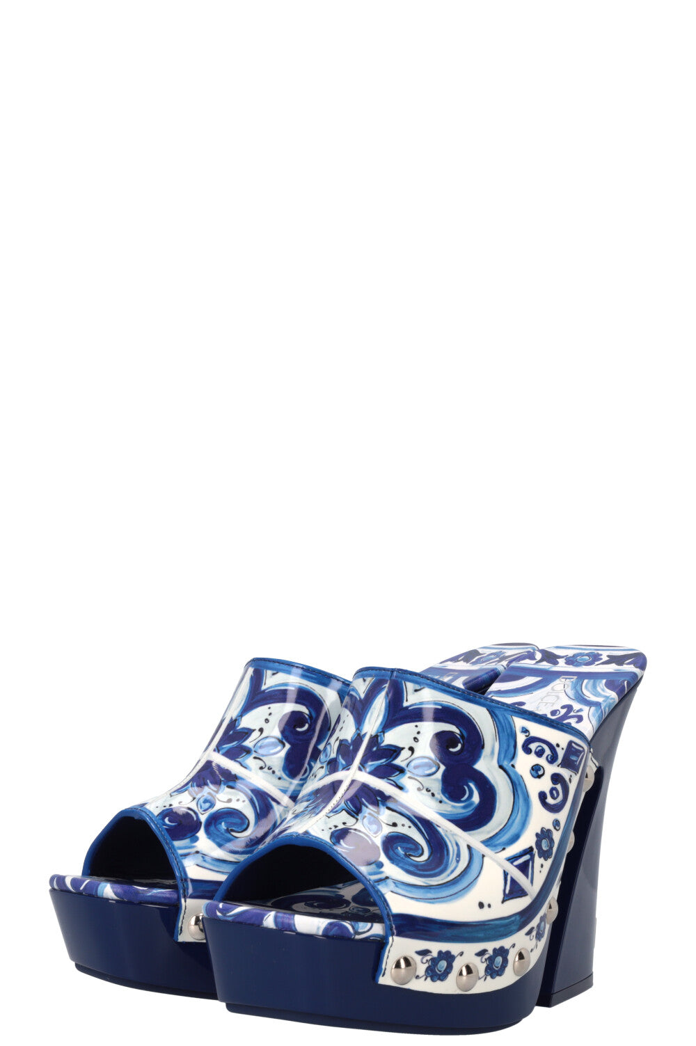 DOLCE&GABBANA Heels Print Blue