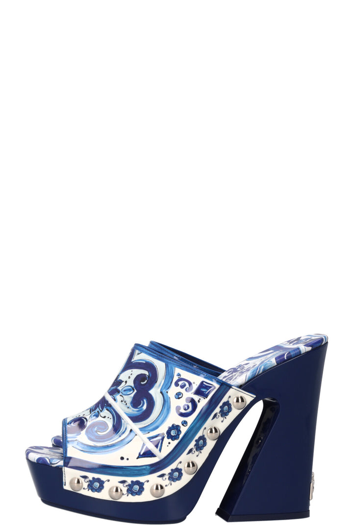 DOLCE&GABBANA Heels Print Blue