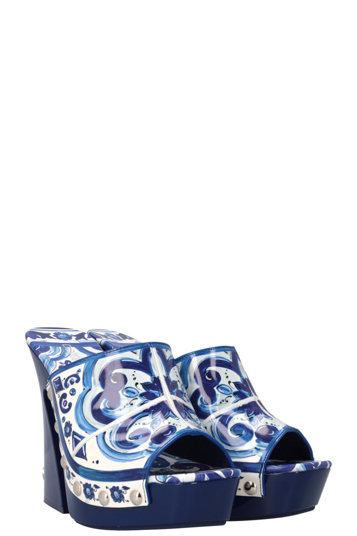 DOLCE&GABBANA Heels Print Blue