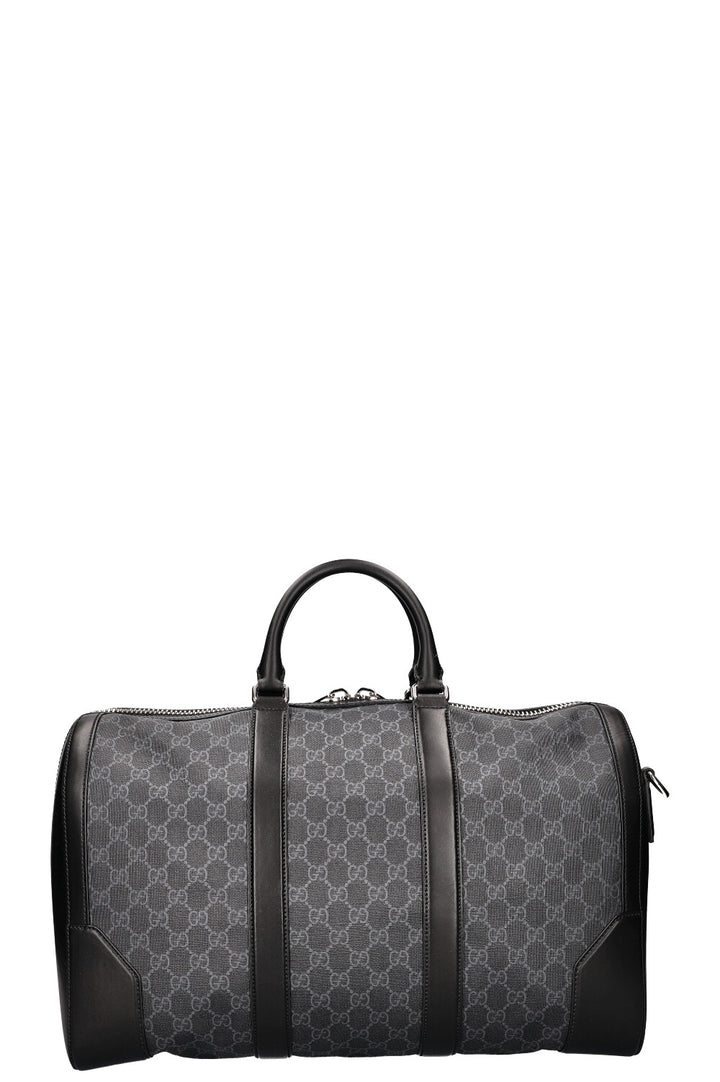 GUCCI Soft GG Supreme Carry On Duffel Bag Grey