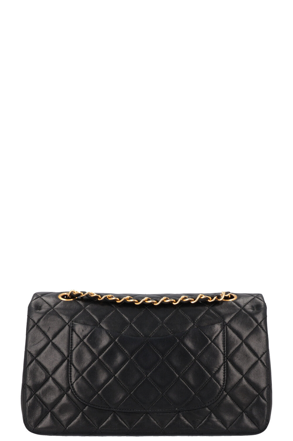 CHANEL Vintage Medium Double Flap Bag Black