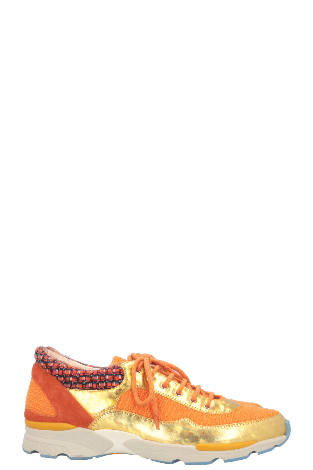 CHANEL Tennis Sneakers Orange