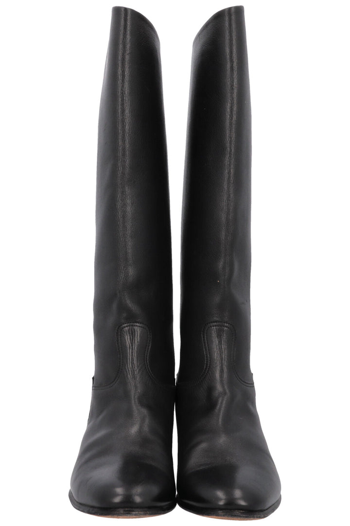 HERMÈS Riding Boots Black