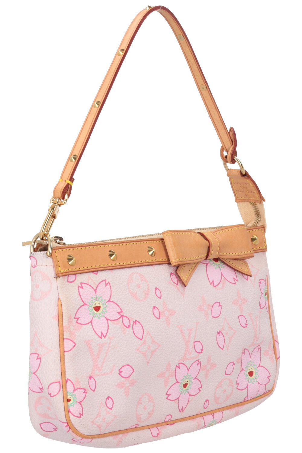 LOUIS VUITTON x Takashi Murakami Pochette Accessoires Bag Pink