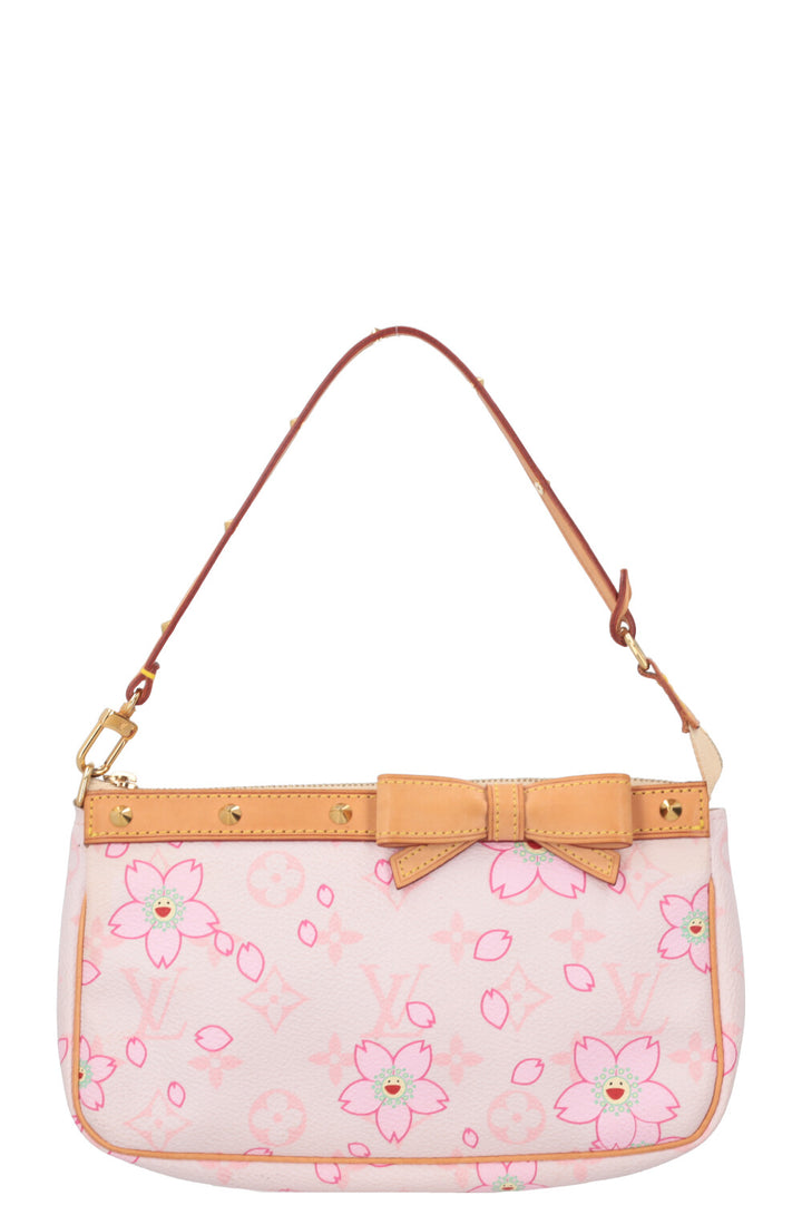 LOUIS VUITTON x Takashi Murakami Pochette Accessoires Bag Pink