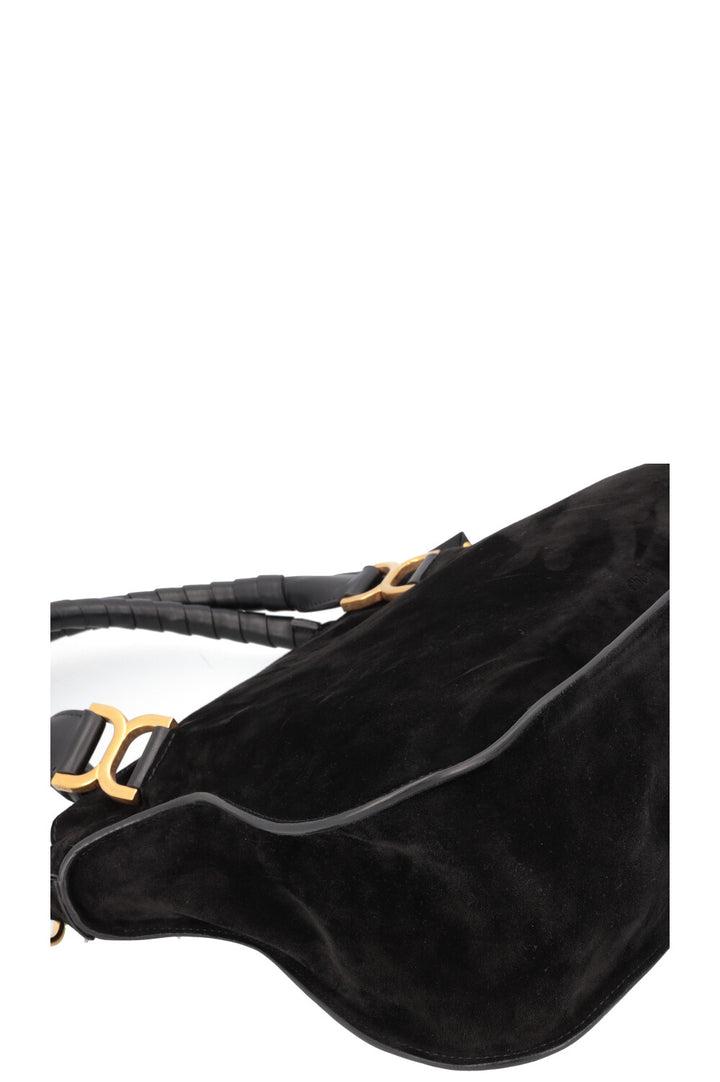 CHLOÉ Medium Marcie Bag Suede Black