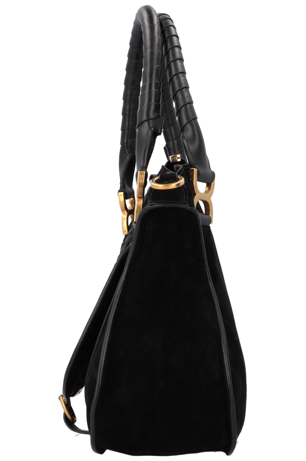 Chloe black suede bag sale