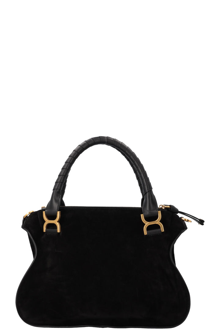 CHLOÉ Medium Marcie Bag Suede Black