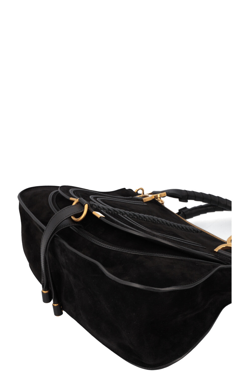 CHLOÉ Medium Marcie Bag Suede Black