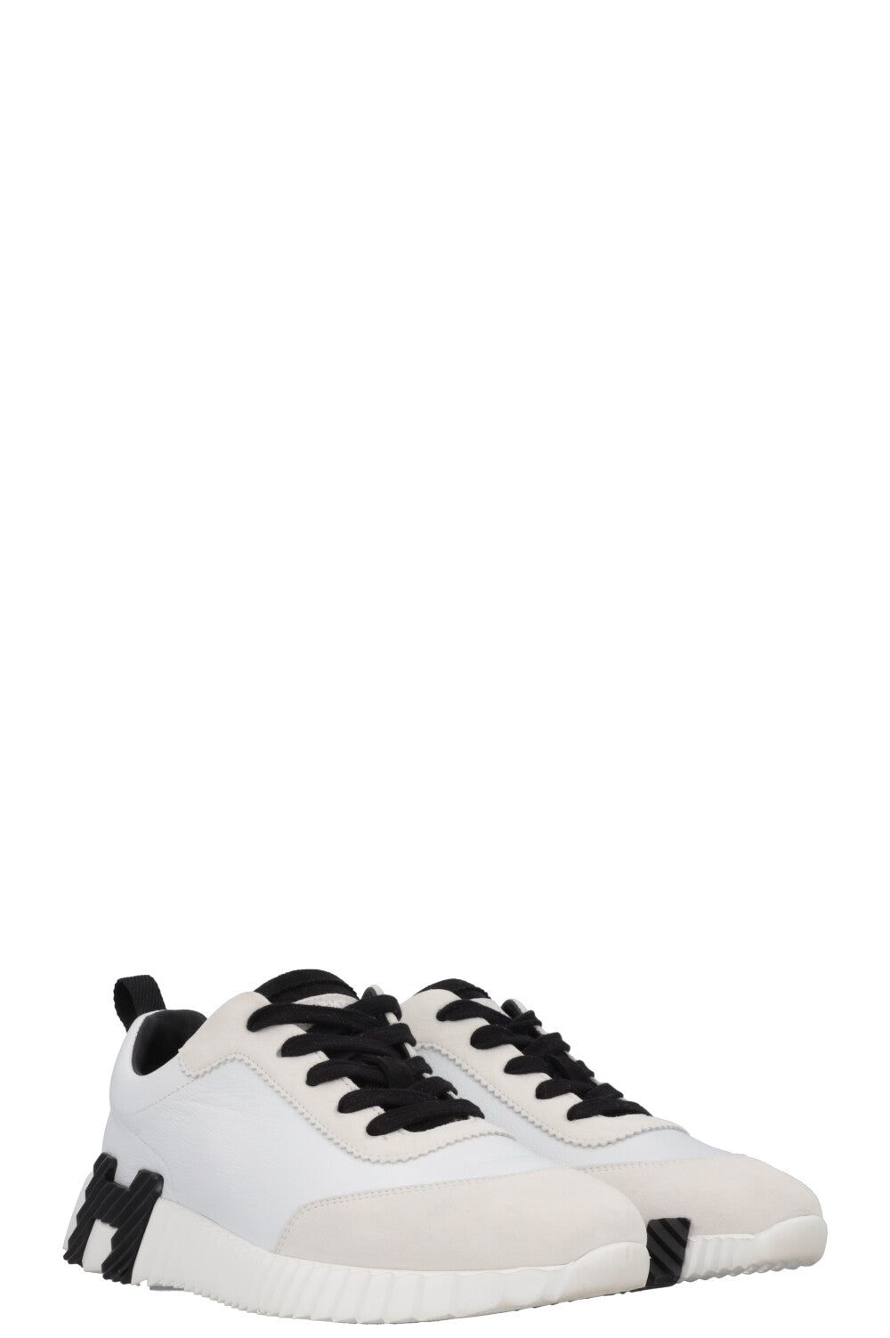 HERMÈS Bouncing Sneakers White Black