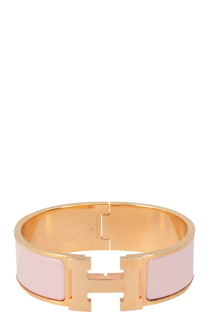 HERMÈS Clic Clac H Bracelet Rosa Gold