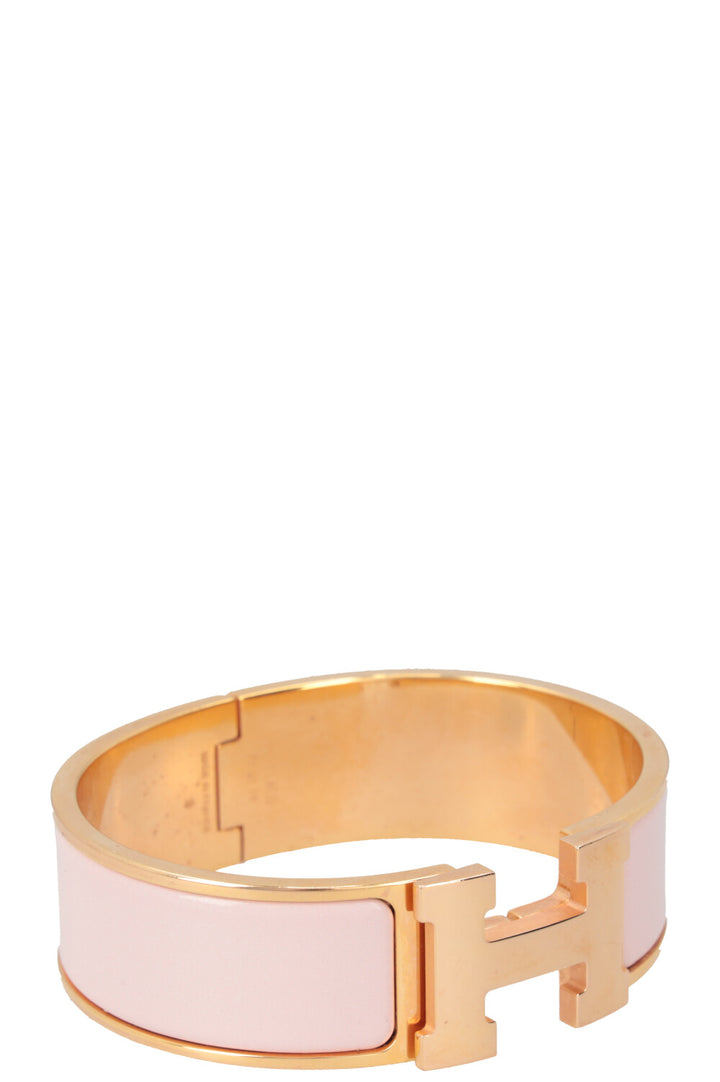 HERMÈS Clic Clac H Bracelet Rosa Gold