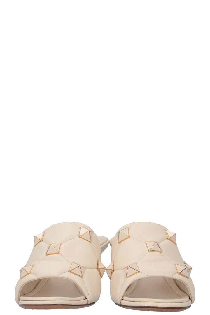 VALENTINO Roman Stud Heels Ivory