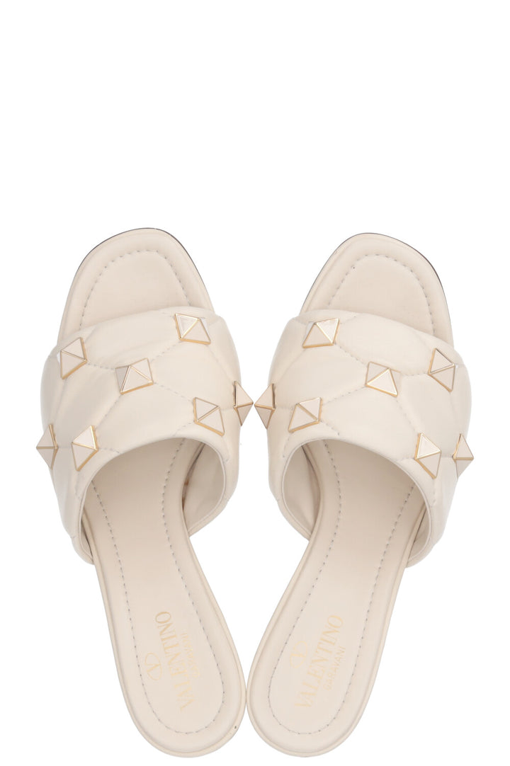 VALENTINO Roman Stud Heels Ivory