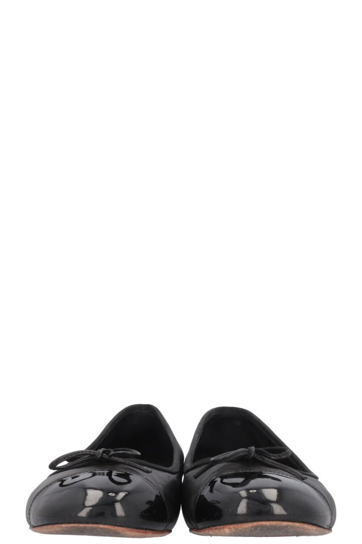 CHANEL Ballerina Flats Black