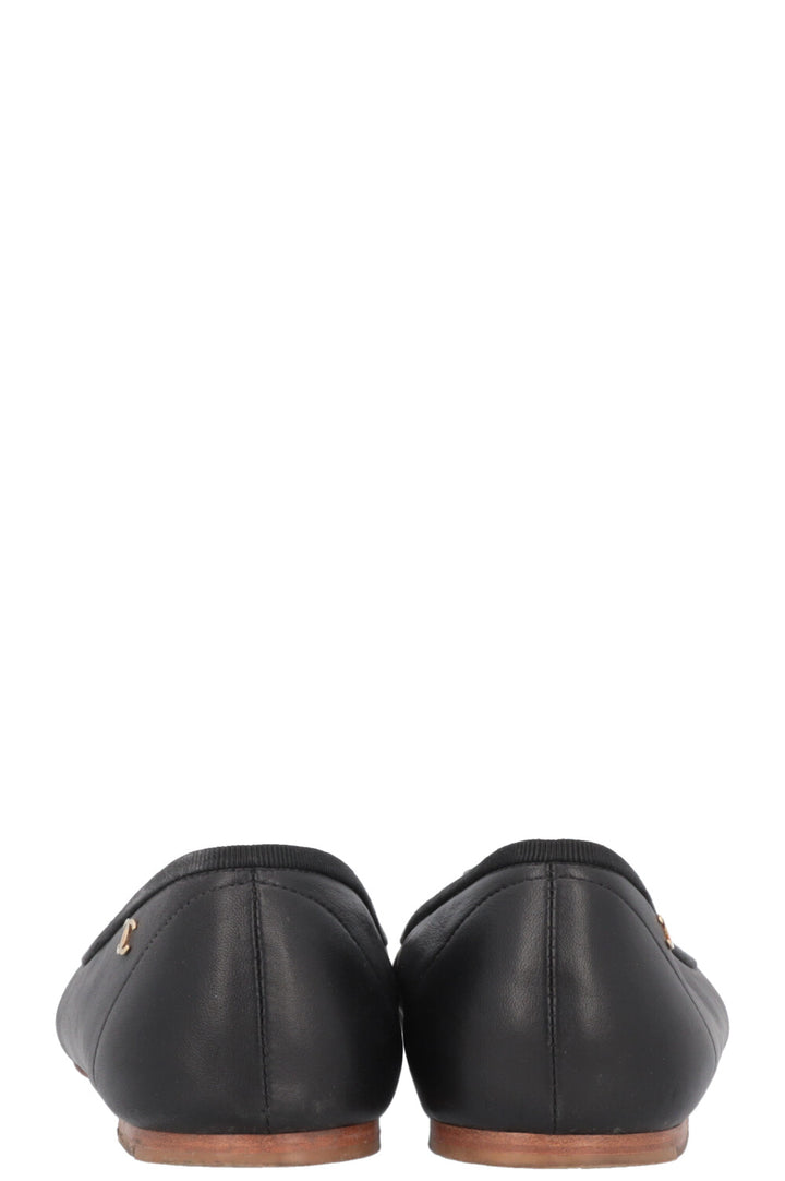 CHANEL Ballerina Flats Black