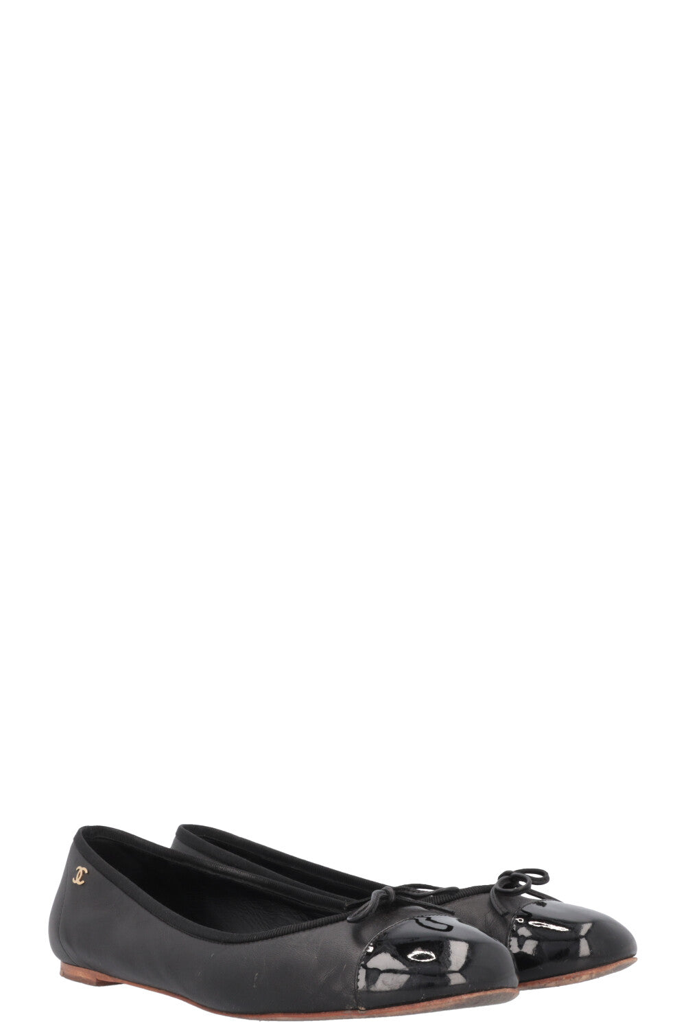 CHANEL Ballerina Flats Black