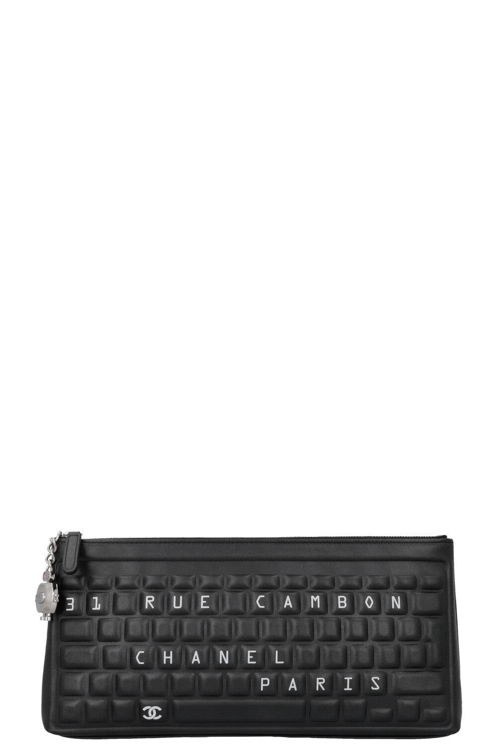 CHANEL Keyboard Clutch Black