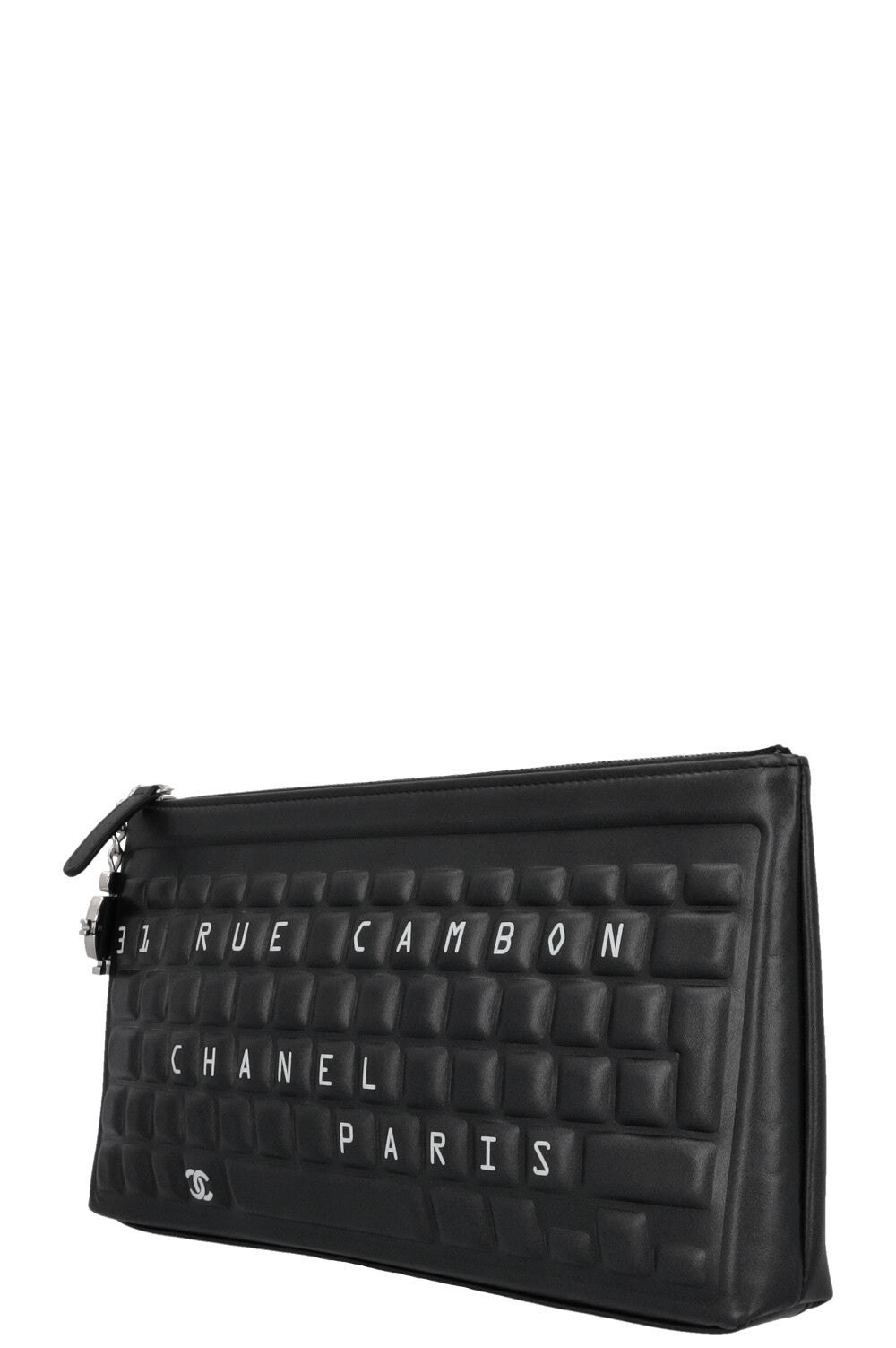 CHANEL Keyboard Clutch Black