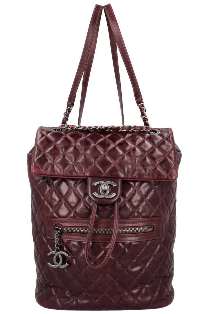 CHANEL Paris Salzburg Backpack Bordeaux