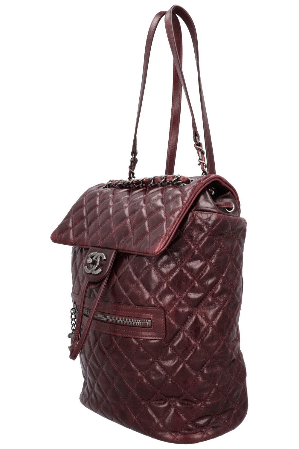 CHANEL Paris Salzburg Backpack Bordeaux