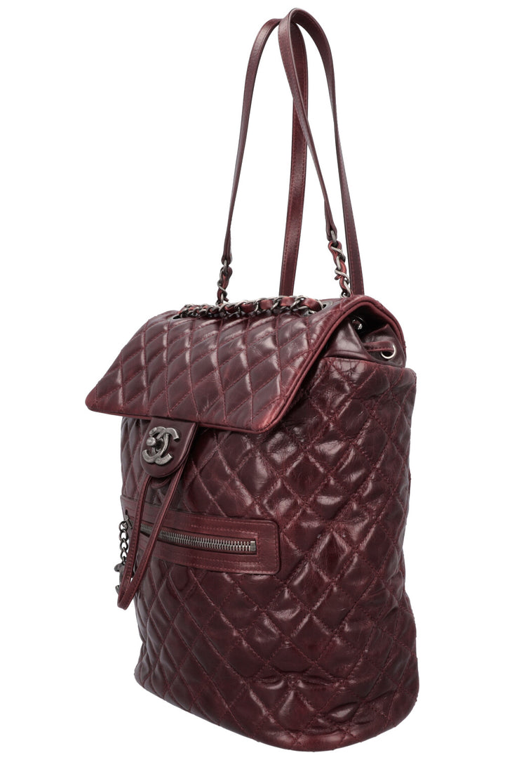 CHANEL Paris Salzburg Backpack Bordeaux