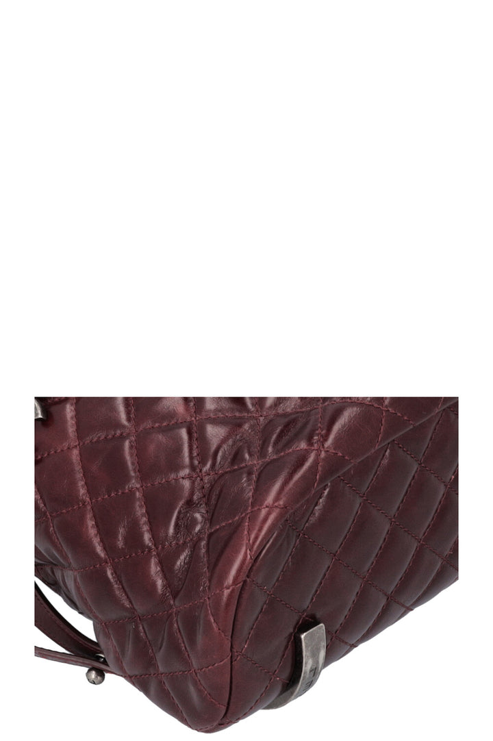 CHANEL Paris Salzburg Backpack Bordeaux