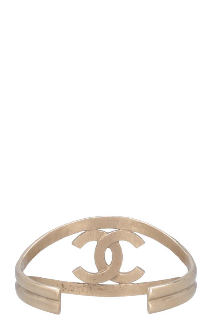 CHANEL CC Armcuff Champagnergold