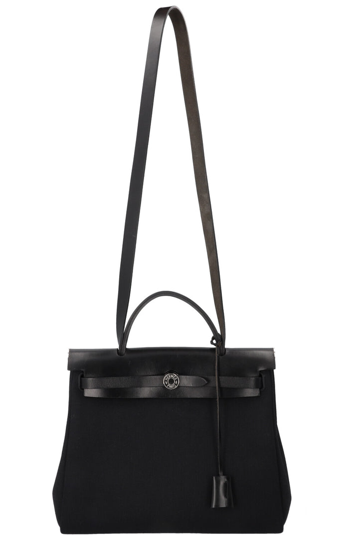 HERMÈS Herbag Zip 31 Canvas Black