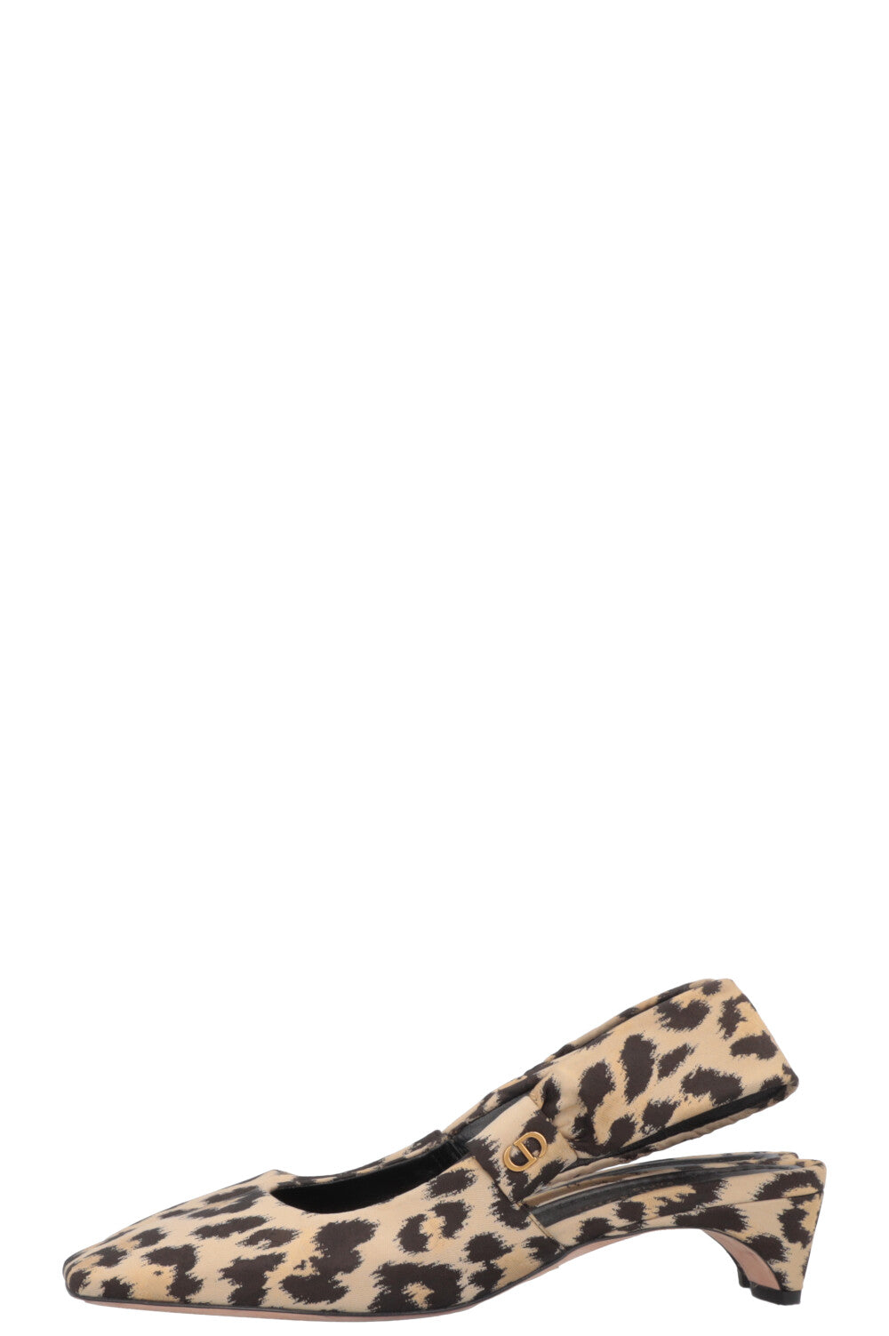 CHRISTIAN DIOR Mizza Slingback Heels Cheetah