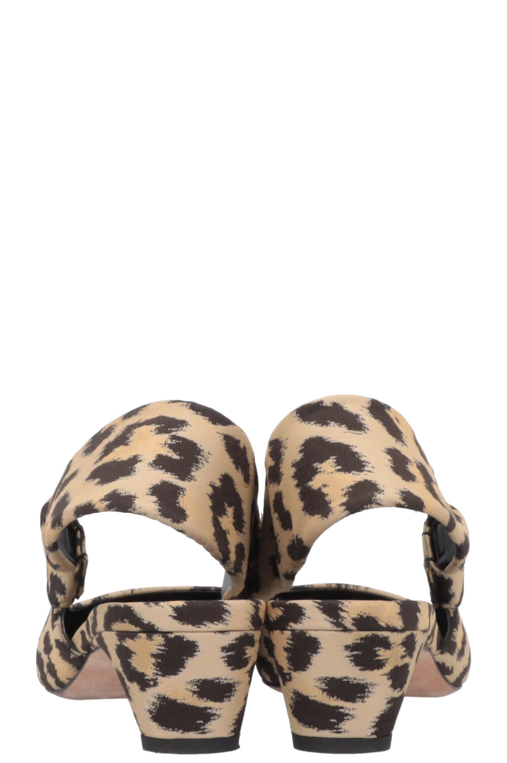 CHRISTIAN DIOR Mizza Slingback Heels Cheetah