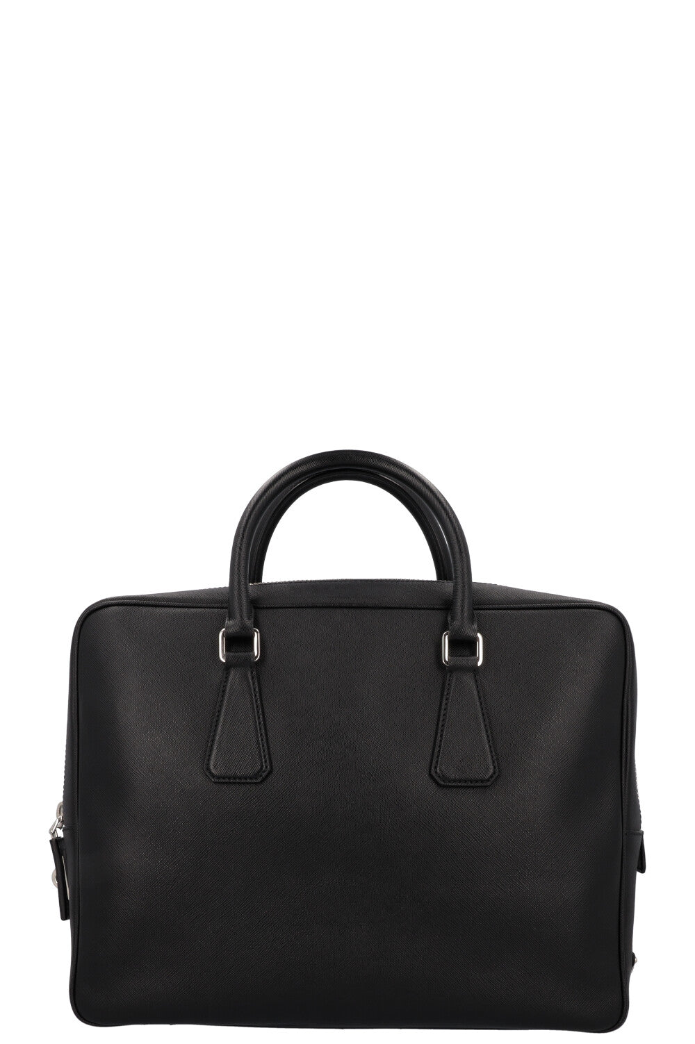 PRADA Saffiano Porte-documents Cuir Noir