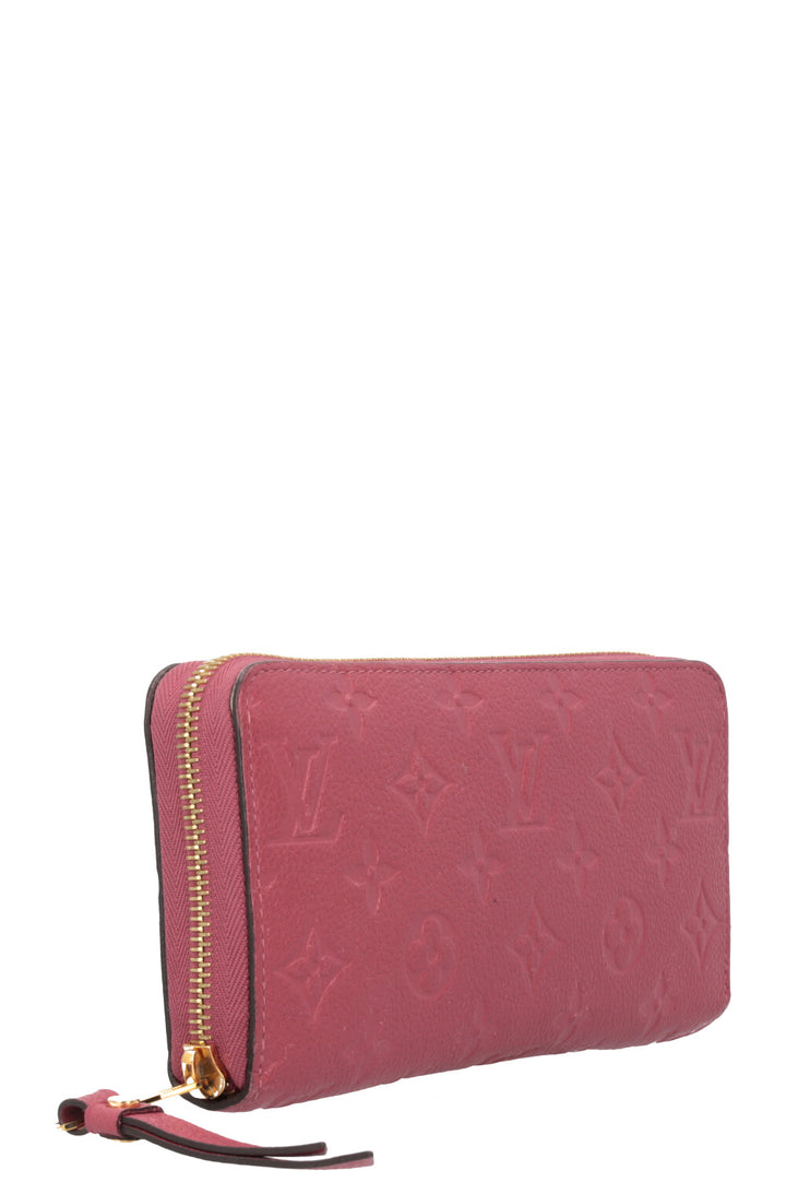 LOUIS VUITTON Zippy Wallet MNG Empreinte Pink