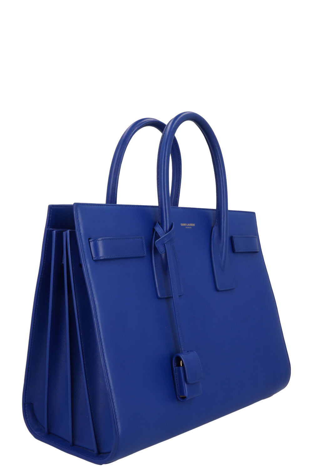 SAINT LAURENT Sac De Jour Small Leather Blue