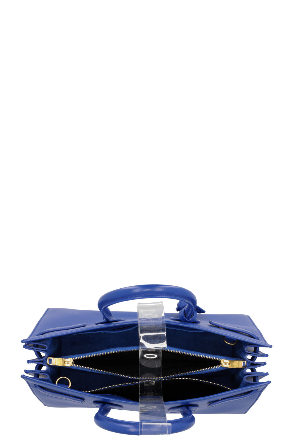 SAINT LAURENT Sac De Jour Small Leather Blue