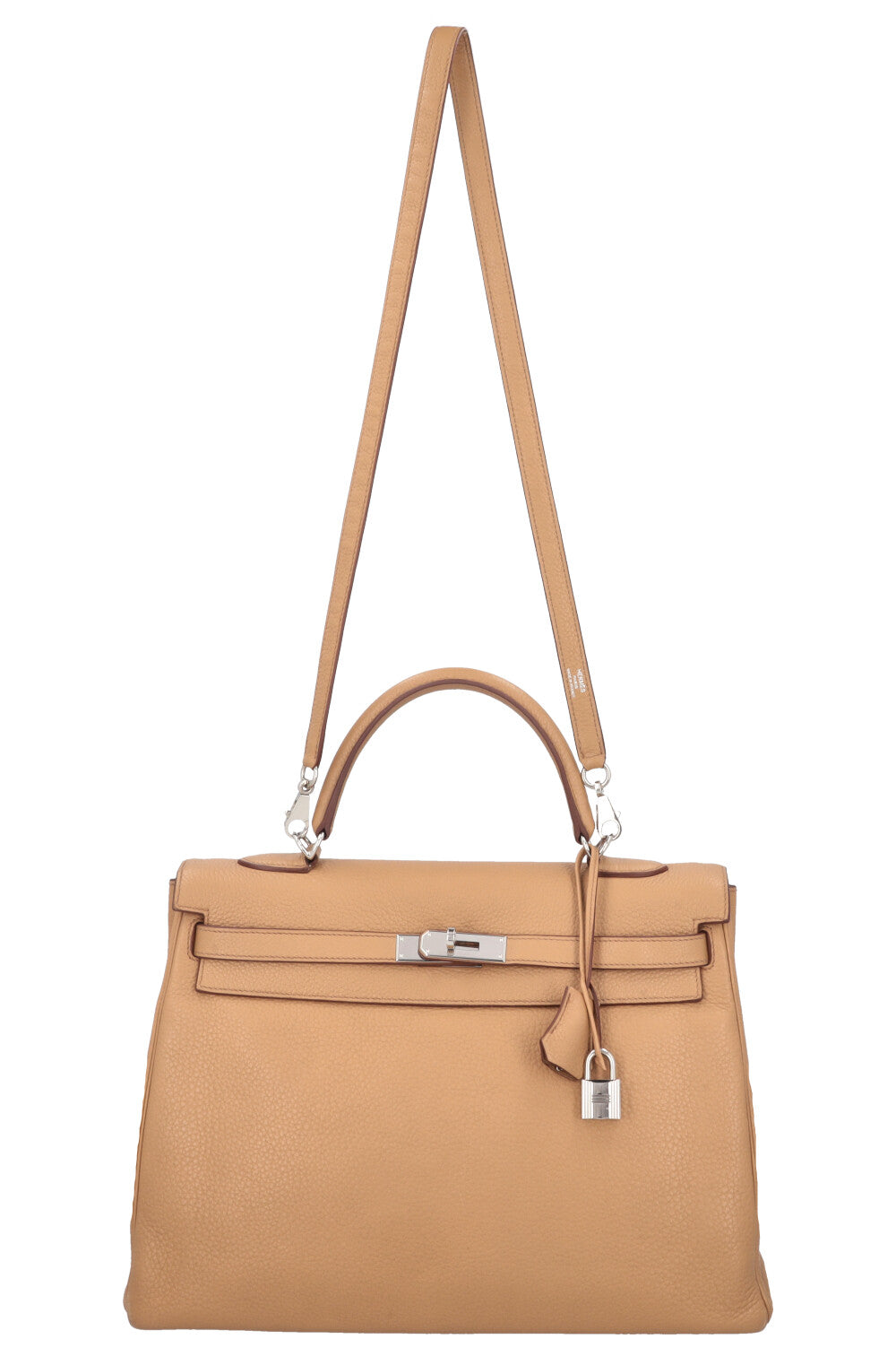 HERMÈS Kelly 32 Clemence Sesame