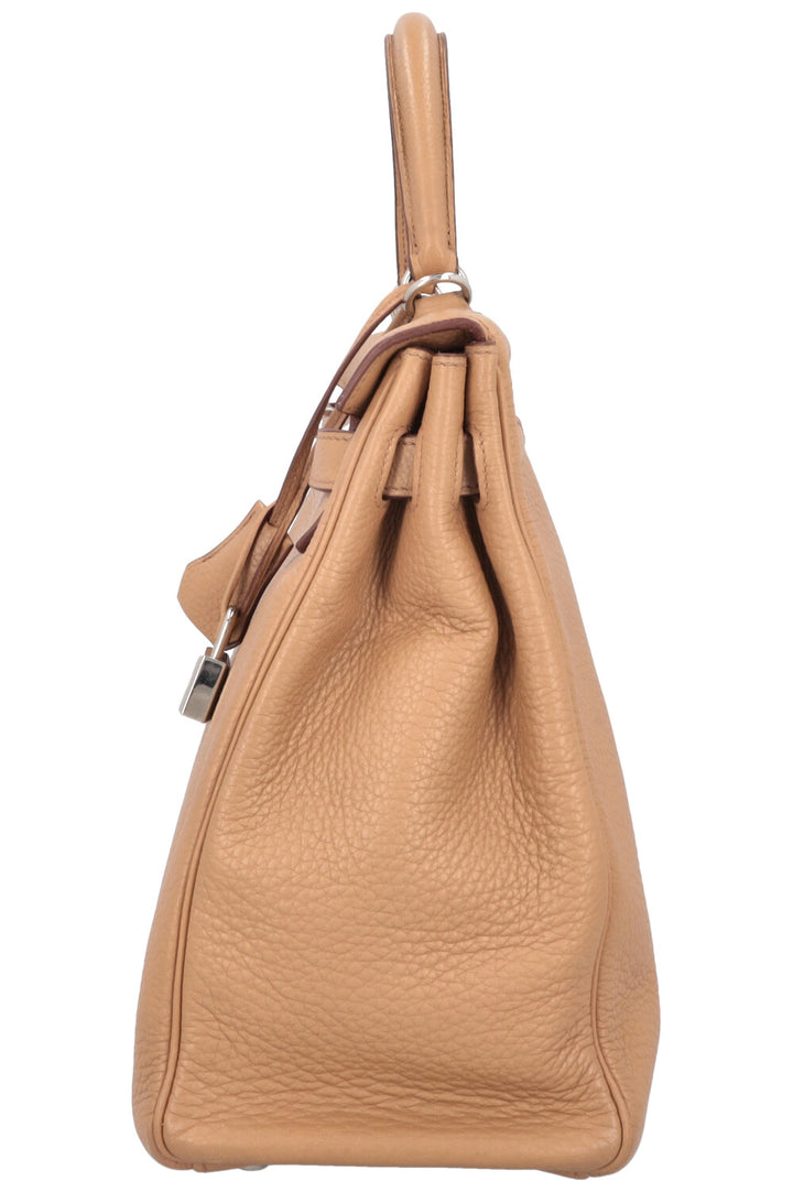 HERMÈS Kelly 32 Clemence Sesame