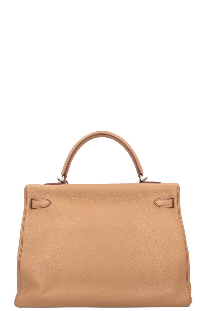 HERMÈS Kelly 32 Clemence Sesame