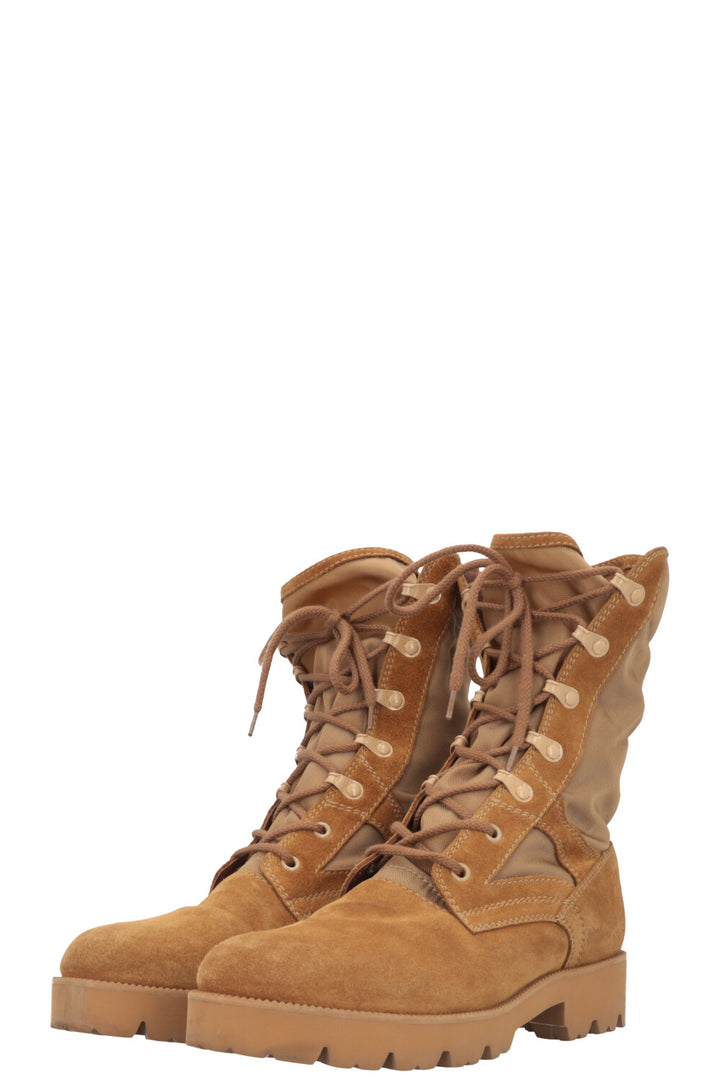 CELINE Boots Suede Beige