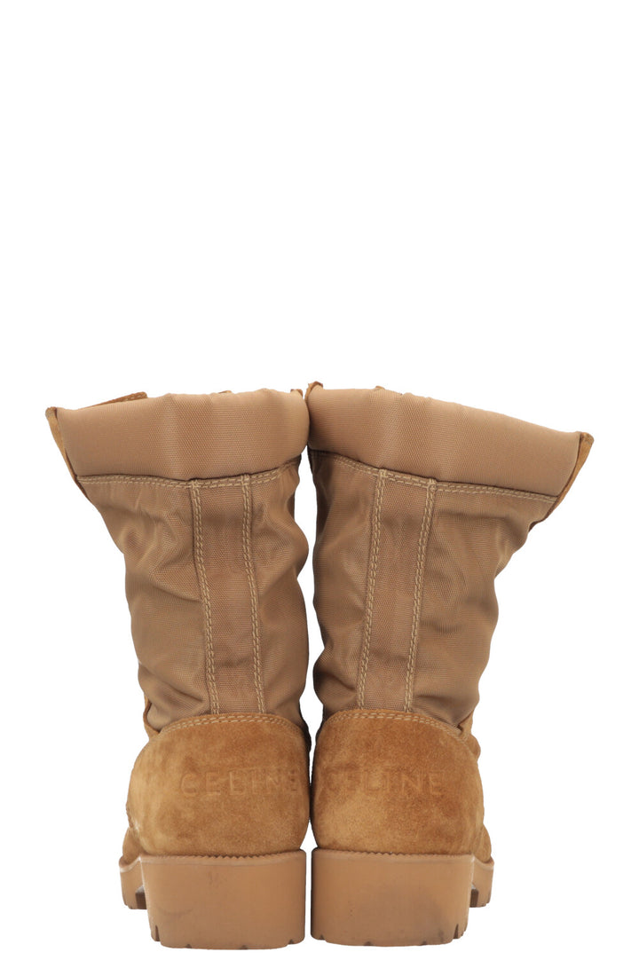 CELINE Boots Suede Beige