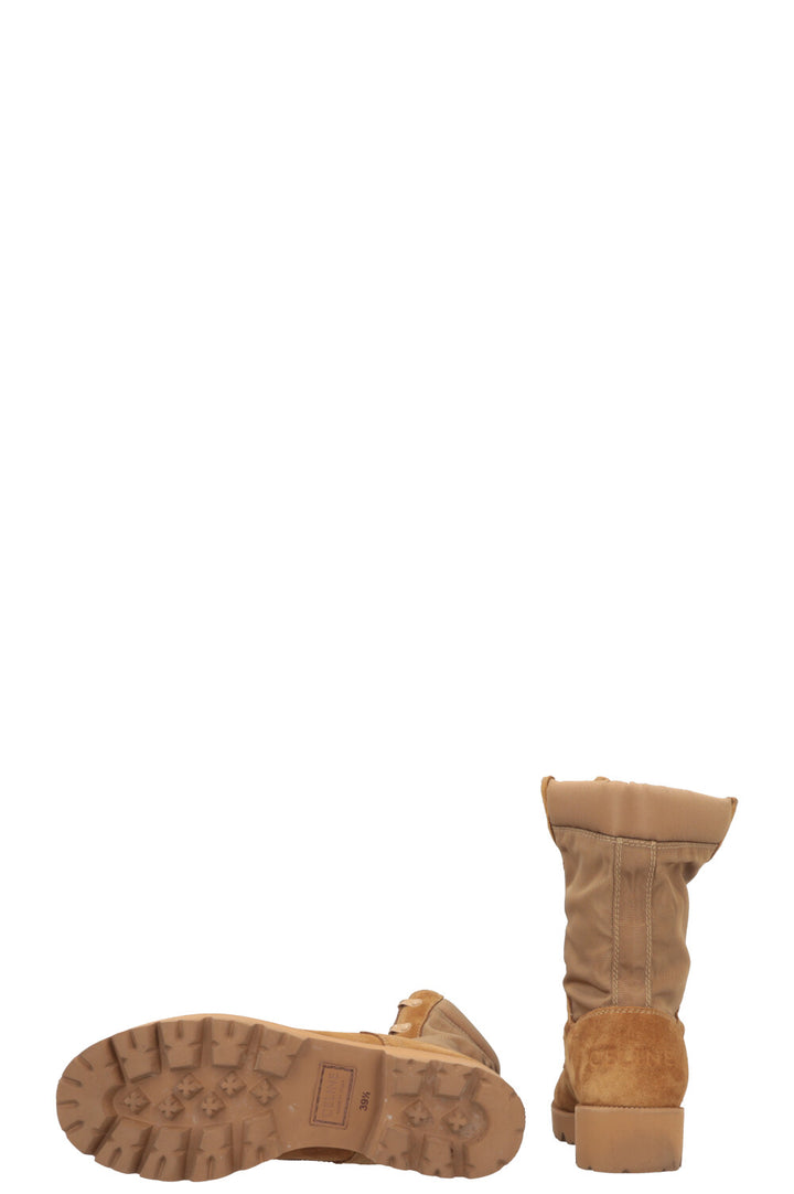 CELINE Boots Suede Beige